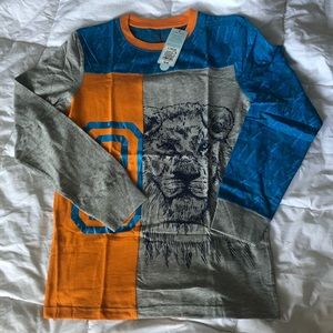 Long Sleeve Top - Lion Graphic